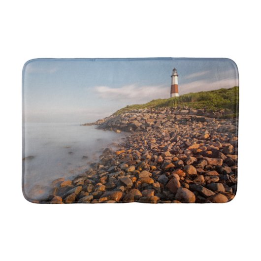 Lighthouses | Montauk Point Long Island Badematte (Vorderseite)