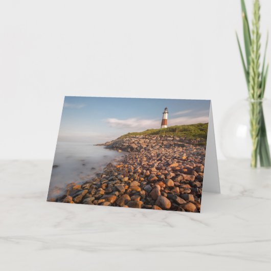 Lighthouses | Montauk Point Long Island Karte (Vorderseite)