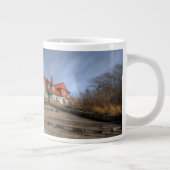Lighthouses | Point Betsie Lake Michigan Jumbo-Tasse (Rechts)