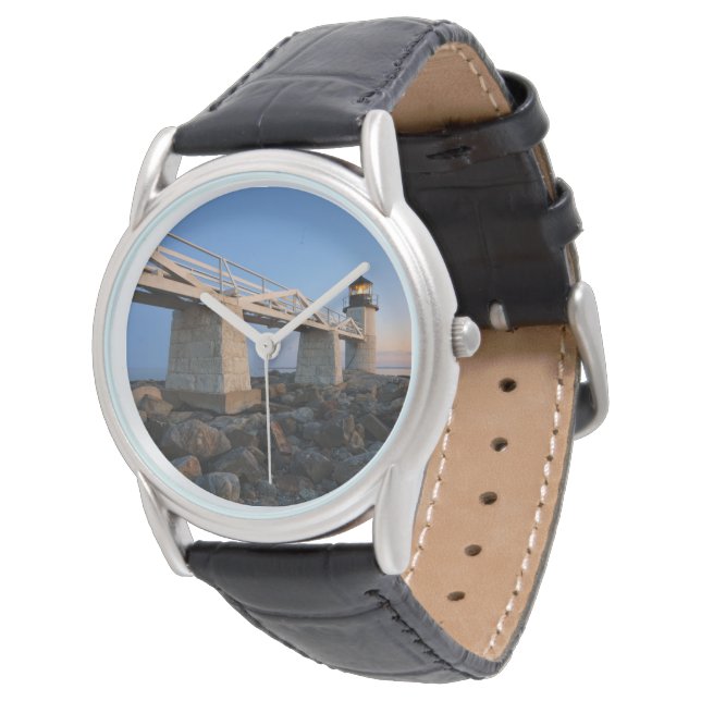 Lighthouses | Port Clyde Maine Lighthouse Armbanduhr (Schrägansicht)