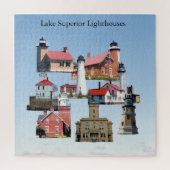 Lighthouses-Puzzle im Lake Superior Puzzle (Vertikal)