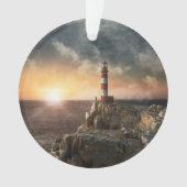 Lighthouses | Red & White Lighthouse Ornament (Vorderseite)