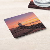 Lighthouses | South Portland, Maine Rechteckiger Pappuntersetzer (angewinkelt)