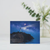 Lighthouses | Starry Night Lighthouse Postkarte (Stehend Vorderseite)