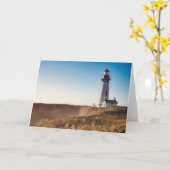 Lighthouses | Yaquina Head Lighthouse Oregon Karte (Gelbe Blume)