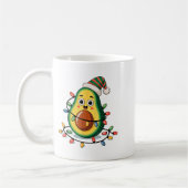 Lighting Avocado Hässlicher Weihnachtspullover Gua Kaffeetasse (Links)