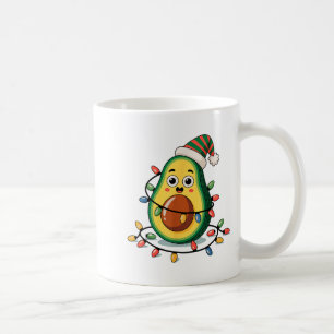 Lighting Avocado Hässlicher Weihnachtspullover Gua Kaffeetasse