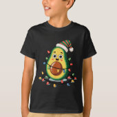 Lighting Avocado Ugly Christmas Sweater Guacamole T-Shirt (Vorderseite)