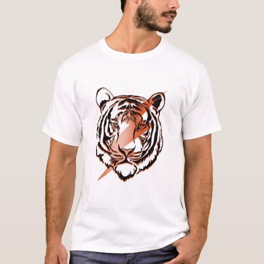 Lighting Fast Tiger T-Shirt (Vorderseite)