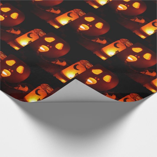 Lighting Kürbis Halloween Packpapier (Ecke)