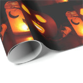 Lighting Kürbis Halloween Packpapier (Rolleneckpunkt)