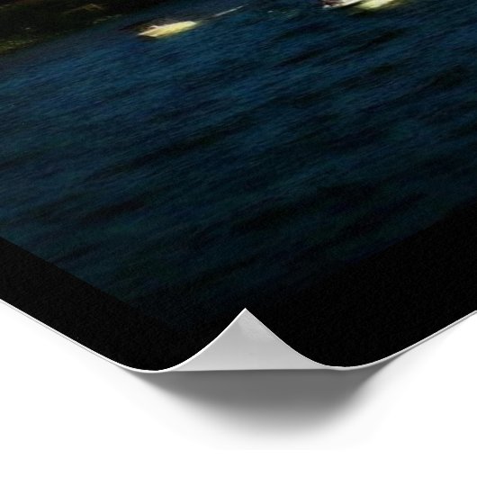 Lighting Storch Riverside Park La Crosse Wi Poster (Ecke)