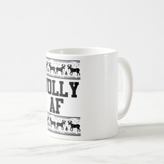 Lighting Xmas Matching Weihnachtsmannmütze Italien Kaffeetasse (VorderseiteRechts)