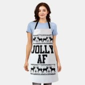 Lighting Xmas Matching Weihnachtsmannmütze Italien Schürze (Getragen)