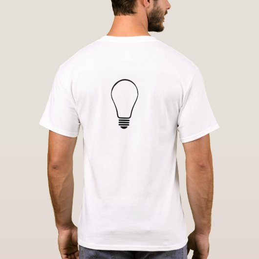 Lightless light bulb T-Shirt (Rückseite)