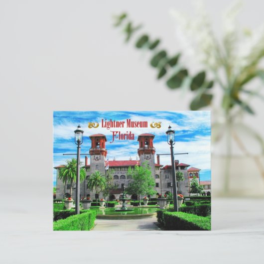 Lightner Museum, St. Augustine, Florida Postkarte (Stehend Vorderseite)