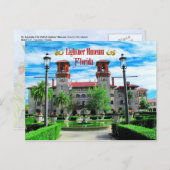 Lightner Museum, St. Augustine, Florida Postkarte (Vorne/Hinten)