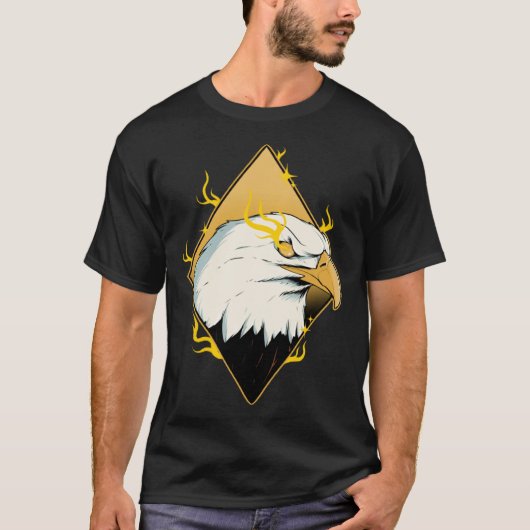 Lightning American Bald Eagle Bird Watcher Bird Ea T-Shirt (Vorderseite)