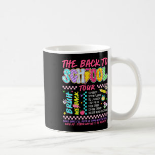 Lightning Bolt Abcd Zurück zur Schule Tour Bruh We Kaffeetasse