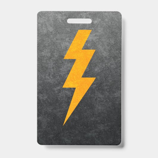 Lightning Bolt in Concrete Ausweis (Vorderseite)