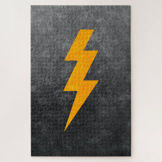 Lightning Bolt in Concrete Puzzle