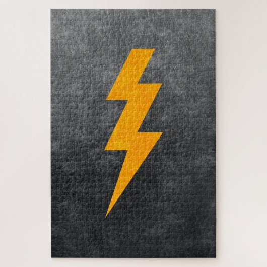 Lightning Bolt in Concrete Puzzle (Vertikal)