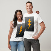 Lightning Bolt in Concrete T-Shirt (Unisex)