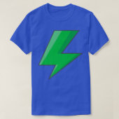 Lightning Bolt Lime Green Graphic T-Shirt Easy Hal (Design vorne)