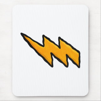 Lightning bolt mousepad