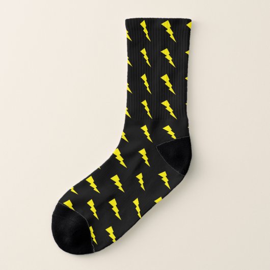 Lightning Bolt No.2 Unisex Comfy-Stretch Socks Socken (Links - Außen)