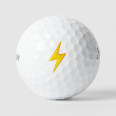 Lightning Bolt Srixon Soft Feel 13 Golfball (Vorderseite)