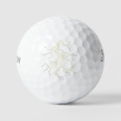 Lightning Bolt Srixon Soft Feel 13 Golfball (Vorderseite)