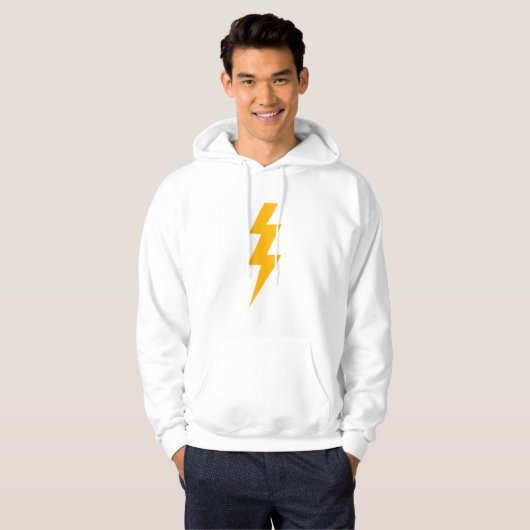 Lightning Bolt Yellow Hoodie (Vorne ganz)