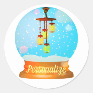 Lightning Buggling Runder Aufkleber