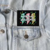 Lightning fröhliche Weihnachts Preppy Coquette Xma Button (Insitu)