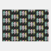 Lightning fröhliche Weihnachts Preppy Coquette Xma Geschenkpapier Set (Vorderseite)