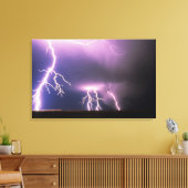 Lightning. Leinwanddruck (Insitu (Wohnzimmer))