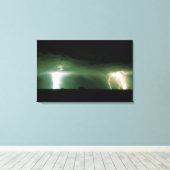 Lightning. Leinwanddruck (Insitu (Holzboden))