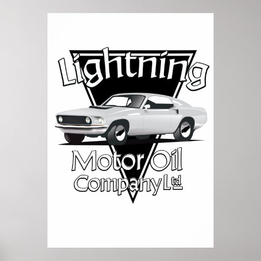 Lightning Motor Oil Company Ltd. Poster (Vorne)