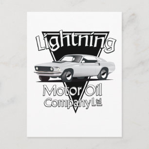 Lightning Motor Oil Company Ltd. Postkarte
