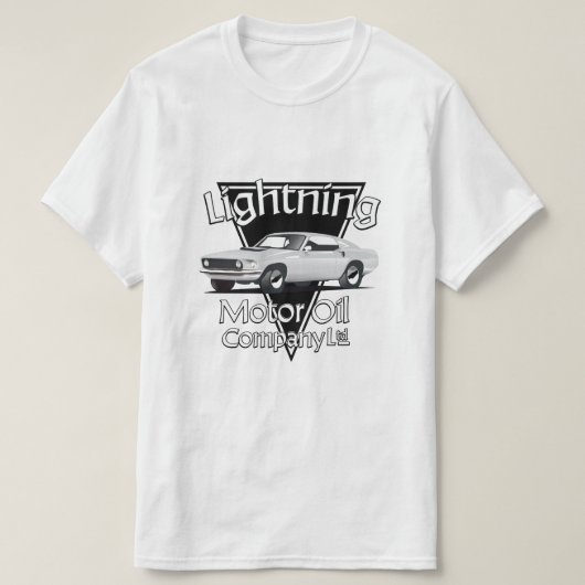 Lightning Motor Oil Company Ltd. T-Shirt (Design vorne)