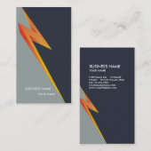 LIGHTNING_NZ VISITENKARTE DUNKELGRAU (Vorne/Hinten)