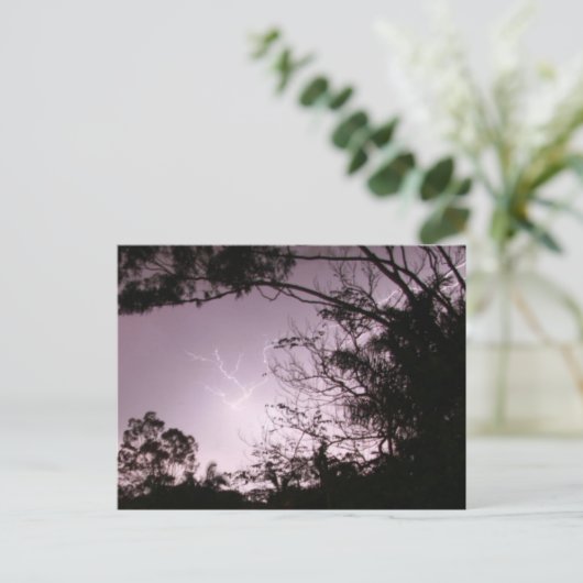 Lightning over Lawnton Postkarte (Stehend Vorderseite)