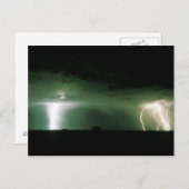 Lightning. Postkarte (Vorne/Hinten)