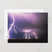Lightning. Postkarte (Vorne/Hinten)