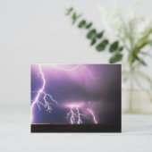 Lightning. Postkarte (Stehend Vorderseite)