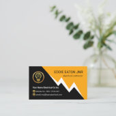 Lightning Powers Your Electric Name Visitenkarte (Stehend Vorderseite)