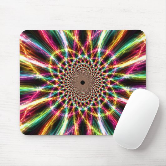 Lightning Rainbow Mousepad (Mit Mouse)