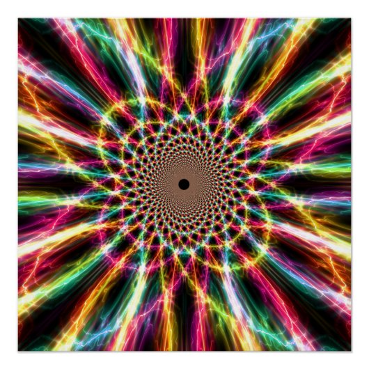 Lightning Rainbow Perfect Poster (Vorderseite)