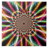Lightning Rainbow Tile Fliese (Vorderseite)